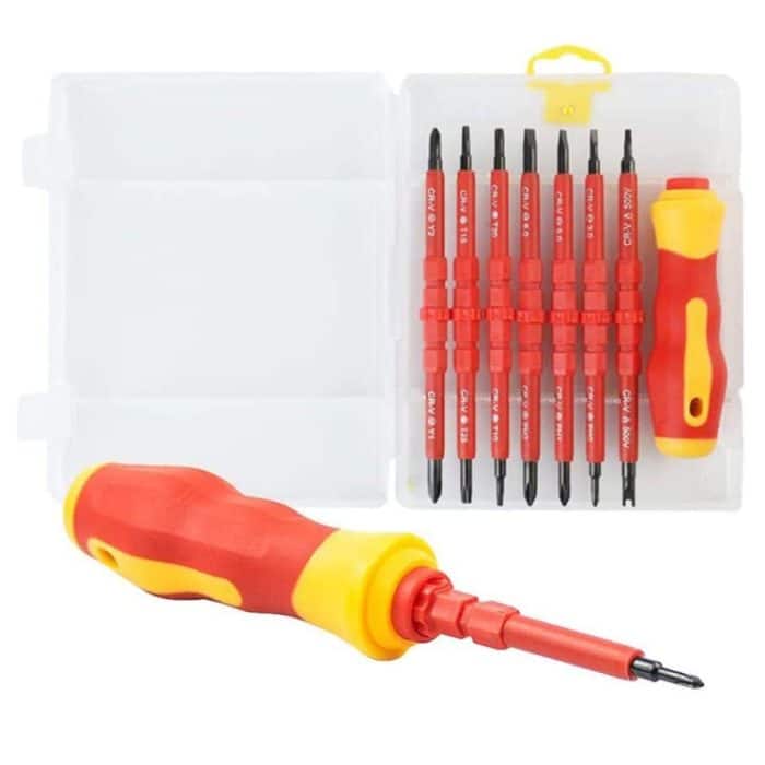 7-in-1-Bit-Isolierungs-Mehrzweck-Reparaturwerkzeug-Schraubendreher-Set, 7 in 1 – Bild 2