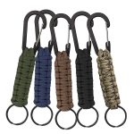 Outdoor-Multifunktions-Nylon-Regenschirmseil-Karabiner-Schlüsselanhänger, Nylon Umbrella Rope(Army green), Nylon Umbrella Rope(Black), Nylon Umbrella Rope(Brown), Nylon Umbrella Rope(Deep Blue) – Bild 2