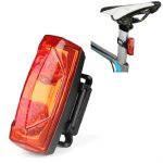 Magnetisches Induktions-Rücklicht, Fahrrad-Selbsterzeugungs-Induktions-Rücklicht, wasserdichtes Sicherheitswarnlicht für Nachtfahrten, Magnetic Induction Taillight