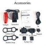 Magnetisches Induktions-Rücklicht, Fahrrad-Selbsterzeugungs-Induktions-Rücklicht, wasserdichtes Sicherheitswarnlicht für Nachtfahrten, Magnetic Induction Taillight – Bild 9