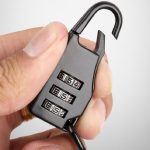 3 PCS Helmschloss Mountainbike Drahtschloss Sicherheitsschloss Fahrrad Motorrad Elektrofahrrad Tragbares Passwort Stahlkabelschloss – Bild 4