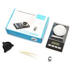 Hochpräzise tragbare Schmuckwaage, Mini-Elektronikwaage, Präzisions-Karat-Elektronikwaage, 10g/0.001g, 20g/0.001g, 50g/0.001g, 100g/0.001g – Bild 6