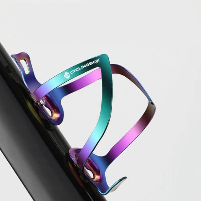 CYCLINGBOX Fahrrad-Flaschenhalter aus Aluminiumlegierung, einteiliger Flaschenhalter mit Vakuumbeschichtung, bilateraler Flaschenhalter mit positiver Öffnung – Bild 1