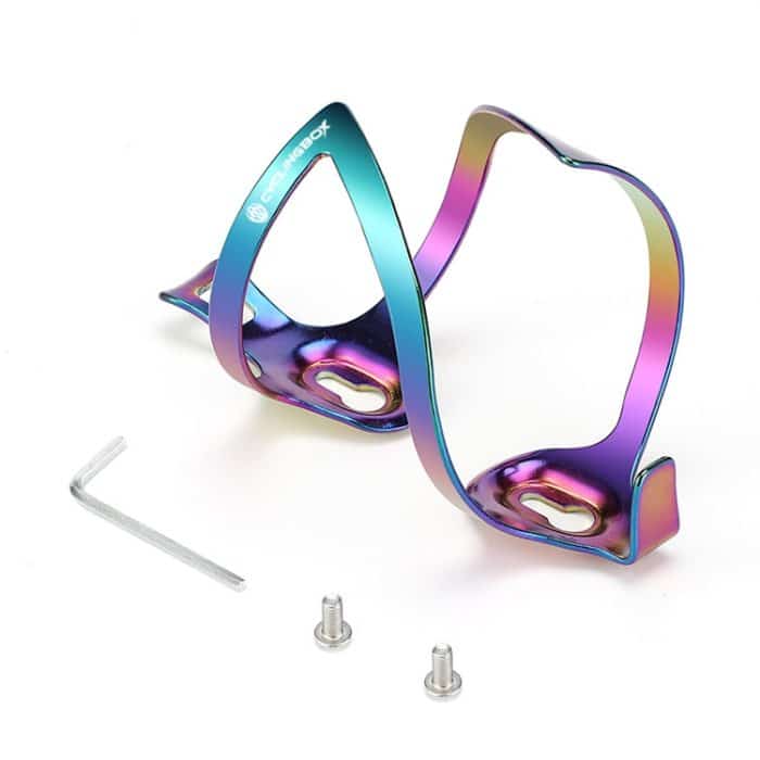 CYCLINGBOX Fahrrad-Flaschenhalter aus Aluminiumlegierung, einteiliger Flaschenhalter mit Vakuumbeschichtung, bilateraler Flaschenhalter mit positiver Öffnung – Bild 3