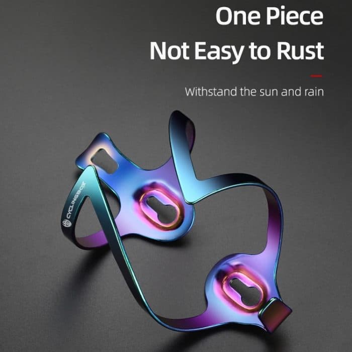 CYCLINGBOX Fahrrad-Flaschenhalter aus Aluminiumlegierung, einteiliger Flaschenhalter mit Vakuumbeschichtung, bilateraler Flaschenhalter mit positiver Öffnung – Bild 4