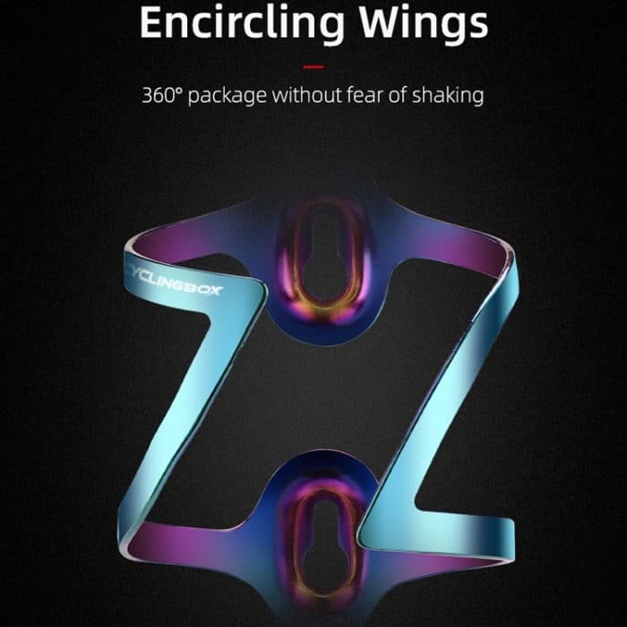 CYCLINGBOX Fahrrad-Flaschenhalter aus Aluminiumlegierung, einteiliger Flaschenhalter mit Vakuumbeschichtung, bilateraler Flaschenhalter mit positiver Öffnung – Bild 5