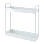 Home Storage Rack Badezimmer schmales Seitenregal, Small (White), Large (White), Small (Black), Large (Black)