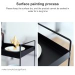 Home Storage Rack Badezimmer schmales Seitenregal, Small (White), Large (White), Small (Black), Large (Black) – Bild 3