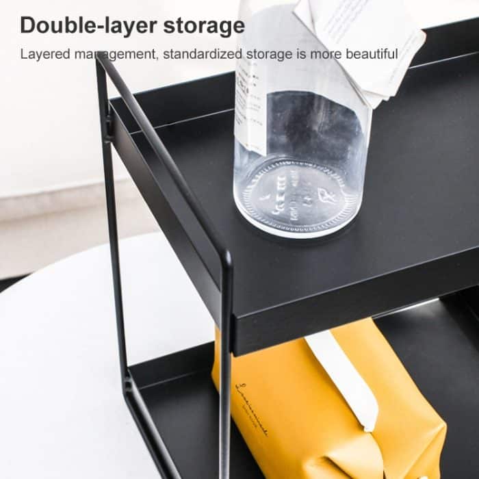 Home Storage Rack Badezimmer schmales Seitenregal, Small (White), Large (White), Small (Black), Large (Black) – Bild 5