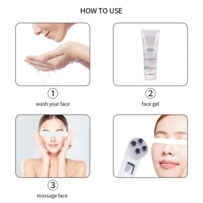 Radio Mesotherapie Elektroporation Gesicht Schönheit Stift Radio Frequenz LED Photon Gesicht Haut Verjüngung Entferner Falten – Bild 7