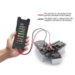 YAWOA BM410 Speicherbatterietester 12V / 24V Lasttest LED Smart Autobatterietester Clip – Bild 6