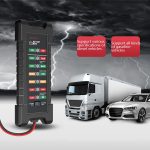 YAWOA BM410 Speicherbatterietester 12V / 24V Lasttest LED Smart Autobatterietester Clip – Bild 8