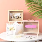 Sparschwein aus Holz mit großem Fassungsvermögen für Kinder, kreatives Desktop-Zubehör – Bild 7