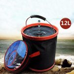 Auto Waschen Falten Teleskop Eimer Auto Haushalt Multifunktionale Outdoor Tragbare Eimer, 12L Folding Telescopic Bucket – Bild 6