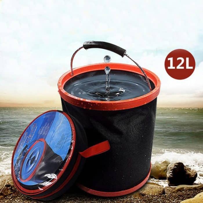 Auto Waschen Falten Teleskop Eimer Auto Haushalt Multifunktionale Outdoor Tragbare Eimer, 12L Folding Telescopic Bucket – Bild 6
