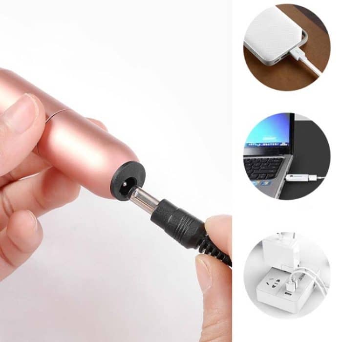 USB-Nagelpolierer, tragbarer Stifttyp, elektrischer Peeling-Polierer – Bild 5