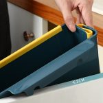 Tragbarer, wandmontierter, faltbarer Mülleimer zum Sortieren der Küche, Wall-Mounted (Blue), Wall-Mounted (Green), Wall-Mounted (Gray), Wall-Mounted (Brown) – Bild 3