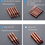 60 in 1 S2 Handy Notebook Computer Demontagewerkzeug Reparatur Kreuzschlitzschraubendreher, 60 in 1 (Black) – Bild 12