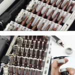 60 in 1 S2 Handy Notebook Computer Demontagewerkzeug Reparatur Kreuzschlitzschraubendreher, 60 in 1 (Black) – Bild 14