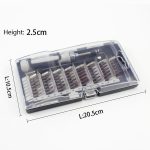 60 in 1 S2 Handy Notebook Computer Demontagewerkzeug Reparatur Kreuzschlitzschraubendreher, 60 in 1 (Black) – Bild 4