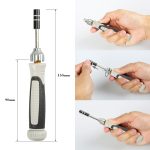 60 in 1 S2 Handy Notebook Computer Demontagewerkzeug Reparatur Kreuzschlitzschraubendreher, 60 in 1 (Black) – Bild 5