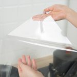 5 PCS Küchenfliesen Ölfeste Tapete Herd Wasserdichte transparente Tapete – Bild 4