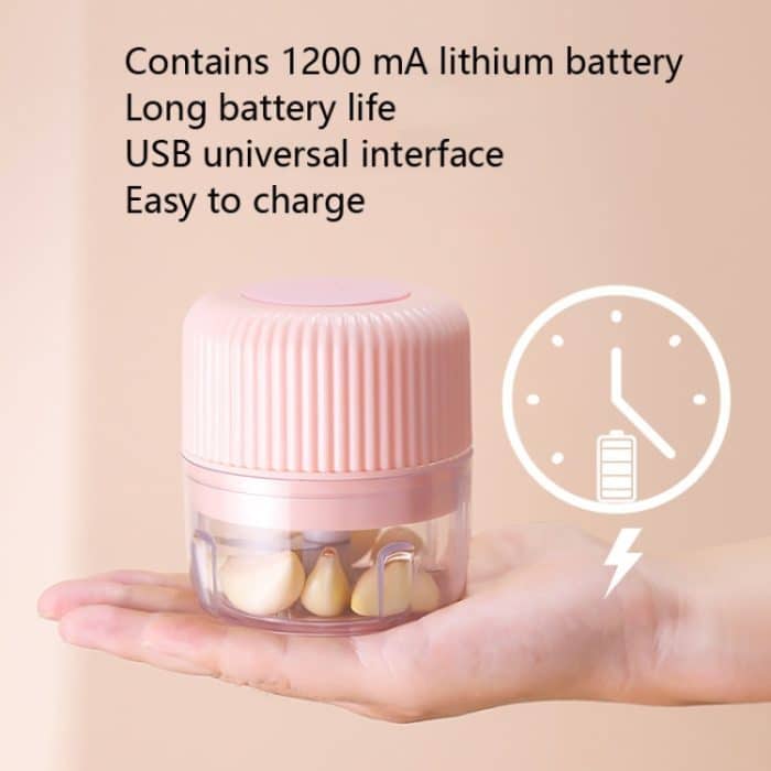 Haushalt Gemüse Schneiden Elektrische USB Knoblauch Stampfer Baby Mini Kochen Maschine Baby Nahrungsergänzungsmittel Maschine, 100ml, 250ml, 100ml + 250ml – Bild 7