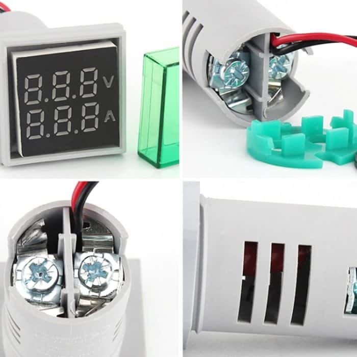 AD16-22FVA Quadratischer Signalanzeigetyp, Mini-Digitalanzeige, Wechselspannungs- und Strommessgerät – Bild 4