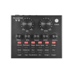 V8 Soundkartenset Dual Handy Computer Live Broadcast Universal Soundkarte – Bild 2