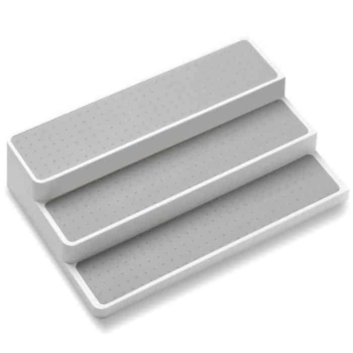 TBD05481251.jpg 2 PCS Dreischichtiges gestuftes Gewürzlagerregal Home Kitchen Lagerregal – Bild 1