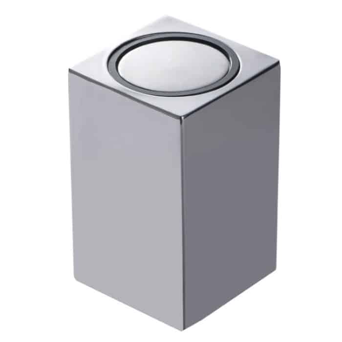 Push-Typ-Edelstahl-Zahnstocherhalter, tragbare automatische Pop-Up-Zahnstocher-Aufbewahrungsbox, Square Push-Type  Stainless Steel – Bild 2