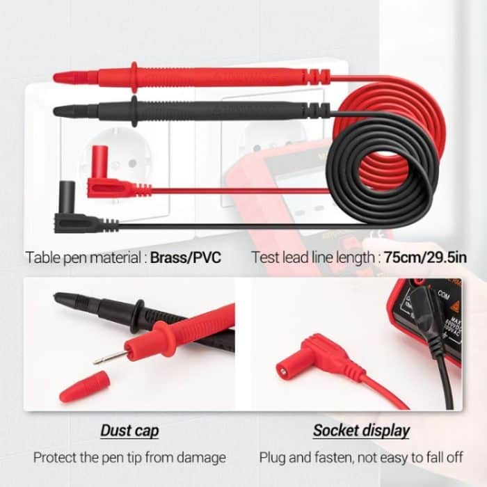 ANENG M118A Hochpräzises Multimeter mit automatischer Reichweite Multifunktionsinstrumentierung für kleine Elektriker Digitales Universalmessgerät – Bild 13