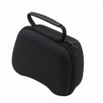 2 Stück Spielgriff-Aufbewahrungstasche, tragbare Hartschalen-Tasche für PS5, Storage Bag (Black)