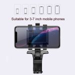 Auto Handyhalter Auto Armaturenbrett Rückspiegel Navigationshalterung mit Stoppschild – Bild 3