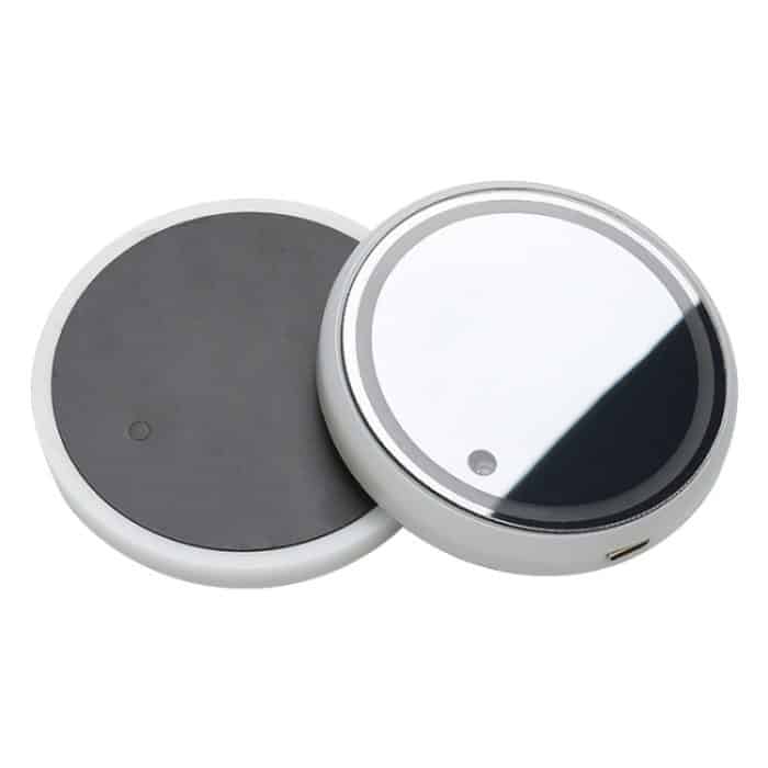 2 PCS Auto LED Luminous Water Coaster Auto Atmosphärenlicht USB Aufladen Rutschfester Untersetzer – Bild 1