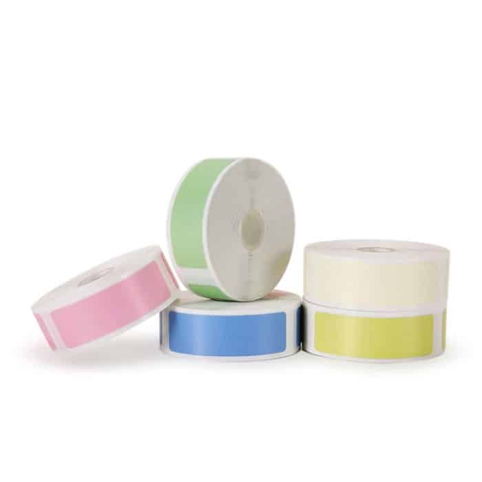 2 Stück Supermarkt-Warenaufkleber, Preisschildpapier, selbstklebendes Thermoetikettenpapier für NIIMBOT D11, White 12x22mm 260 Sheets, White 12x30mm 210 Sheets, White 12x40mm 160 Sheets, White 15x26mm 230 Sheets, White 15x30mm 210 Sheets... – Bild 2