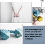 CK-17 4 Stück Magic Cube einfacher Vorhang mit Magnetschnalle, kostenlose Installation, Vorhanggurt – Bild 3