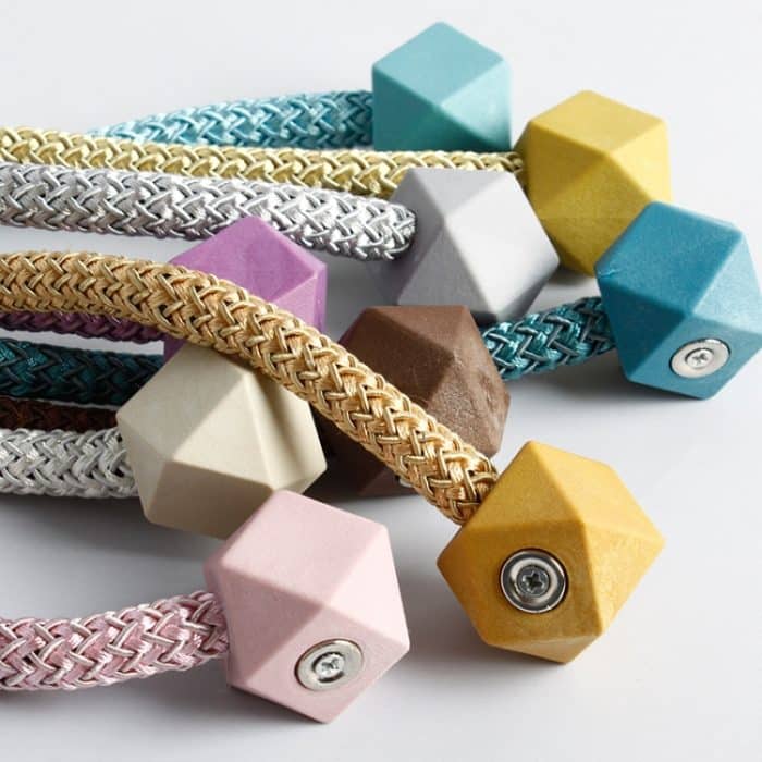 CK-17 4 Stück Magic Cube einfacher Vorhang mit Magnetschnalle, kostenlose Installation, Vorhanggurt – Bild 5