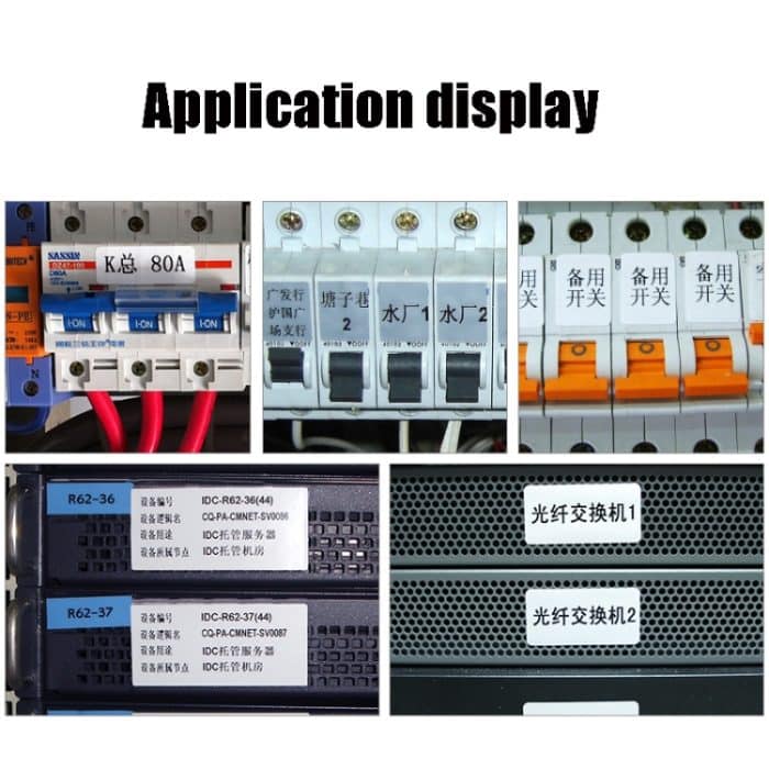 Druckpapier Dumb Silver Paper Plane Equipment Fixed Asset Label für NIIMBOT B50W, 15x20mm White, 30x18mm White, 38x60mm White, 40x15mm White, 40x20mm White, 40x80mm White, 50x20mm White, 50x25mm White, 50x30mm White, 50x70mm White, 50x100mmWhite... – Bild 5