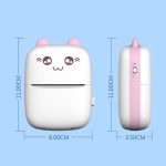 Tragbarer Mini-Thermodrucker, Bluetooth-Fotodrucker, für Studenten, Hausaufgaben, Fehler, Sammlungen, Drucker, C9 Mini Thermal Printer – Bild 2