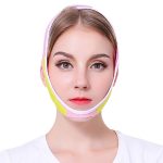 Verbesserte Version für Männer und Frauen, Gesichtslifting-Verband, V-Gesicht, Doppelkinn, formende Gesichtsmaske, 098 Pink Yellow, 098 Pink White, 074 Skin Tone, 076 M Size, 076 L Size, 090 With Hole, 090 Without Hole, 091 Orange, 072 Pink, 072 White... – Bild 3