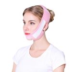 Verbesserte Version für Männer und Frauen, Gesichtslifting-Verband, V-Gesicht, Doppelkinn, formende Gesichtsmaske, 098 Pink Yellow, 098 Pink White, 074 Skin Tone, 076 M Size, 076 L Size, 090 With Hole, 090 Without Hole, 091 Orange, 072 Pink, 072 White... – Bild 4