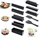 11 in 1 Sushi-Form mit Sushi-Messer Reisballform DIY Home Kreative Sushi-Rolle Set – Bild 2