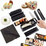 11 in 1 Sushi-Form mit Sushi-Messer Reisballform DIY Home Kreative Sushi-Rolle Set – Bild 5
