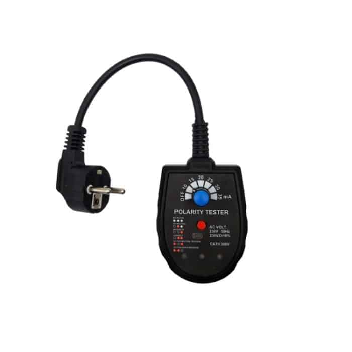 S2001 Socket Phase Detector Multifunktions-Dreiphasen-Schleifen-Socket-Schaltkreis-Lecksucher, EU-Stecker – Bild 1