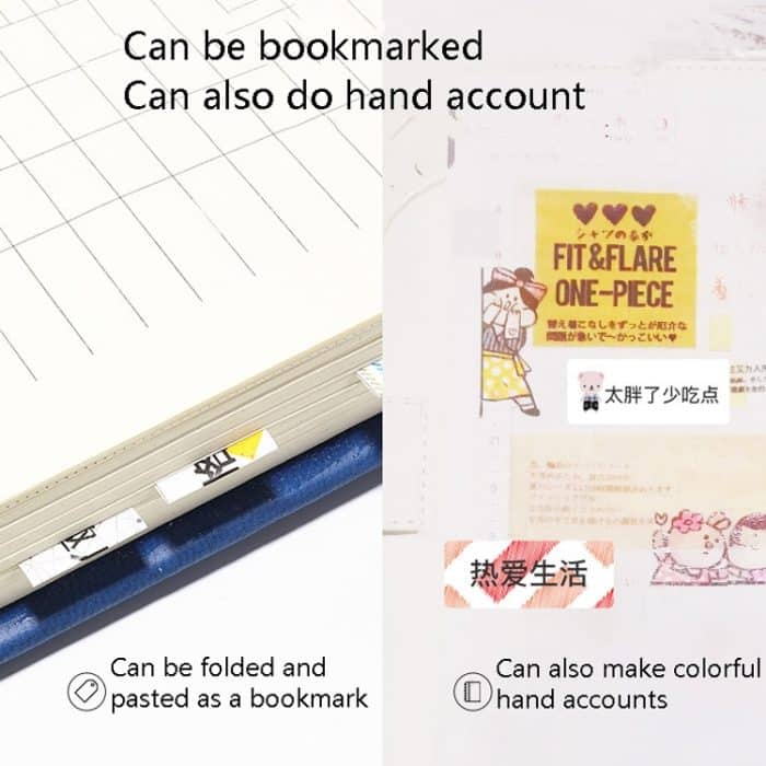 Thermoetikettenpapier, Warenpreisetikett, Haushaltsetikettenaufkleber für NIIMBOT D11, Pop Pattern, Bright Yellow Lingge, Spring Breeze, Color Square, Interest Geometry, Cute Rabbit, Maple Leaf, Baby Bear, Alien Spaceship, Rush Sky, Underwater World... – Bild 5