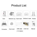 YMK-R9 Ultraschall tragbarer Micro-Mesh-Zerstäuber Handheld-Haushaltszerstäuber für Erwachsene und Kinder – Bild 9