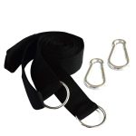 Outdoor Camping Wandern Must-Have Hängemattenriemen Seil Metallschnalle Load Tie Rope, zufällige Farblieferung – Bild 2