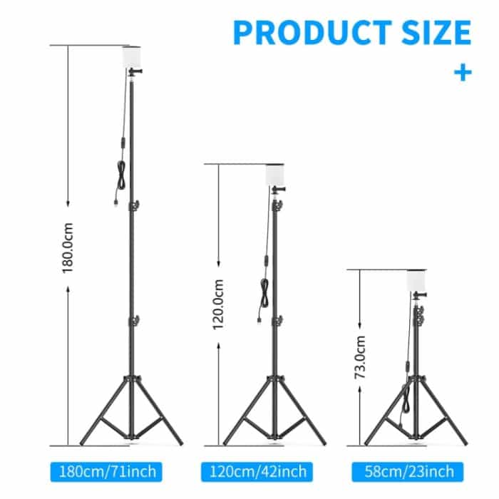 Multifunktionale tragbare Outdoor-Campinglampe Verstellbare Halterung Arbeitslampe – Bild 8