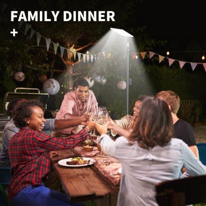 Multifunktionale tragbare Outdoor-Campinglampe Verstellbare Halterung Arbeitslampe – Bild 10